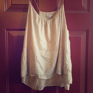 Sparkly layered tank